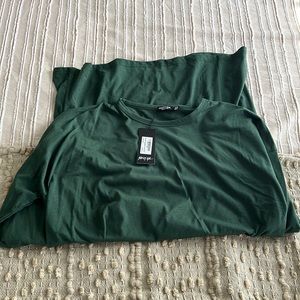 Plain Long Sleeve Dress